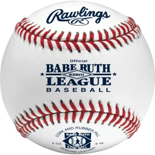 Rawlings | Babe Ruth League Baseballs | Competition Grade | RBRO1 | Youth/14U | Multiple Count Options