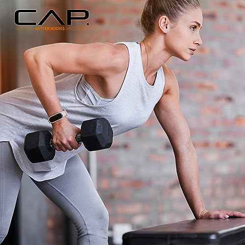 CAP 50 lbs Coated Dumbbell Set | Multiple Styles