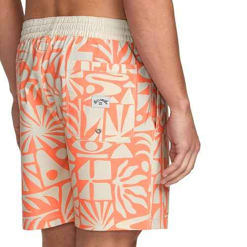 Billabong Good Times Layback Elastic Waist 16 Inch Swim Trunks