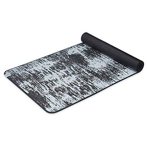 Gaiam Yoga Mat - 6mm Insta-Grip Extra Thick & Dense Textured Non Slip Exercise Mat for All Types of Yoga & Floor Workouts, 68" L x 24" W x 6mm Thick
