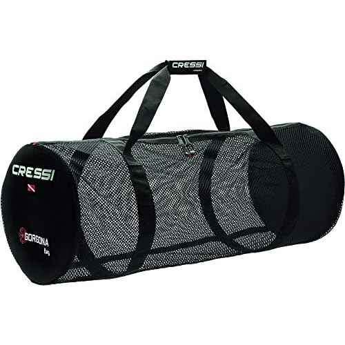 Cressi Strong Foldable Mesh Duffle Bag for Scuba Diving, Snorkeling Equipment | Gorgona & Crete: designed in Italy