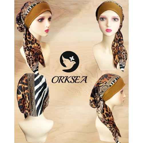 Chemo Headwear for Women Head Scarf Headwraps Silky Soft Turbans for Women Cancer Hats Chemo Beanie Coverings Scarves