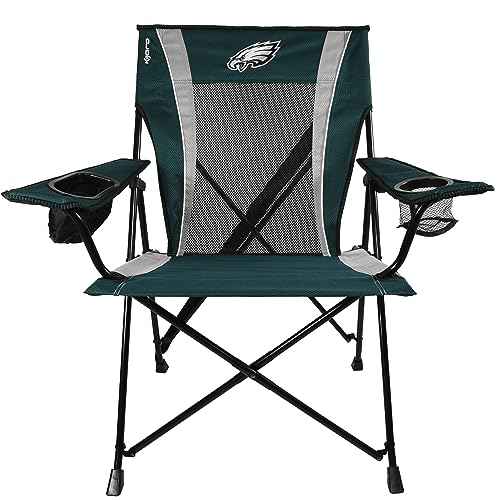 Kijaro Sports Fan Folding Chair, 26" L x 35.5" W x 37" H, Philadelphia Eagles