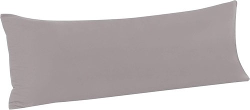 FLXXIE Body Pillow Cover - Super Soft Microfiber 20x54 Pillowcase | Wrinkle & Stain Resistant, Smoky Grey