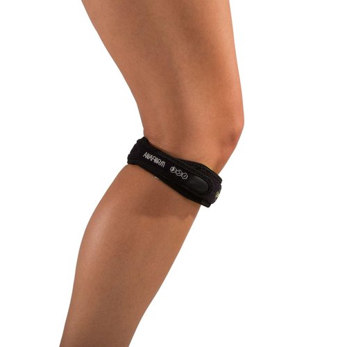 DonJoy Performance ANAFORM PinPoint Knee Strap – Jumper’s Knee Band/Patella Tendonitis, Osgood-Schlatters – Support for Volleyball, Basketball, Stairs, Soccer, Medium/Large