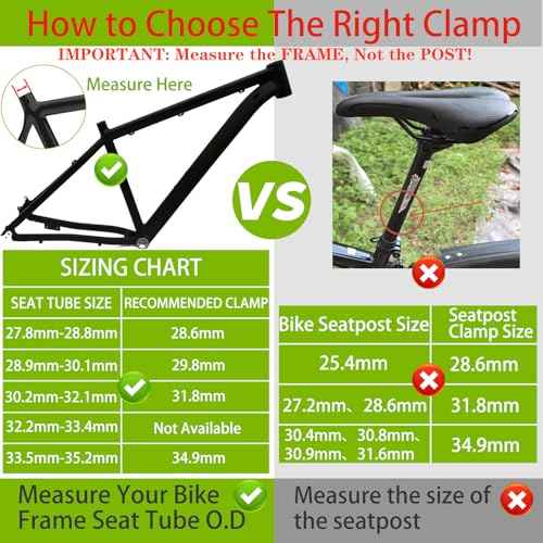 Bike Seat Post Clamp Quick Release Aluminium Alloy Bicycle Seat Clamp Collar 28.6mm 31.8mm 34.9mm