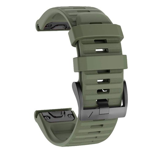 ISABAKE Watch Band for Garmin Fenix 7X/Fenix 6X/Fenix 5X, 26mm QuickFit Silicone Wristband for Fenix 8 51mm/Enduro 2/3