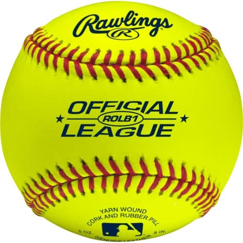 Rawlings | Official League Practice Baseballs | Optic Yellow | Multiple Count Options