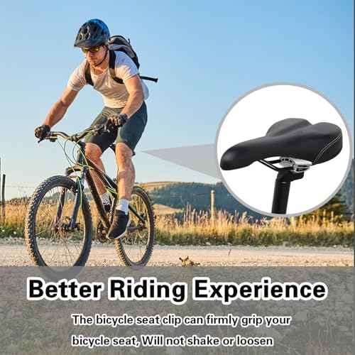 Bike Seat Clamp Bicycle Mountain Bike Spare Parts Aluminium Alloy Bicycle Seat Clamp 1 Pack