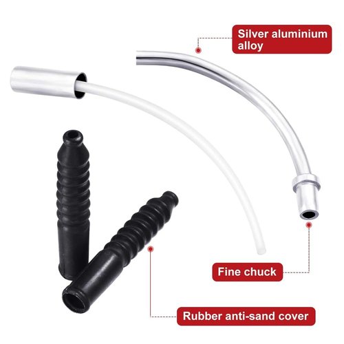 Bicycle V-Brake Pipe V Brake Elbow with Rubber Sleeve Bicycle Parts - Bike V Brake Noodles Cable Flexible brake elbow Bicycle brake drape Elbow cable protector