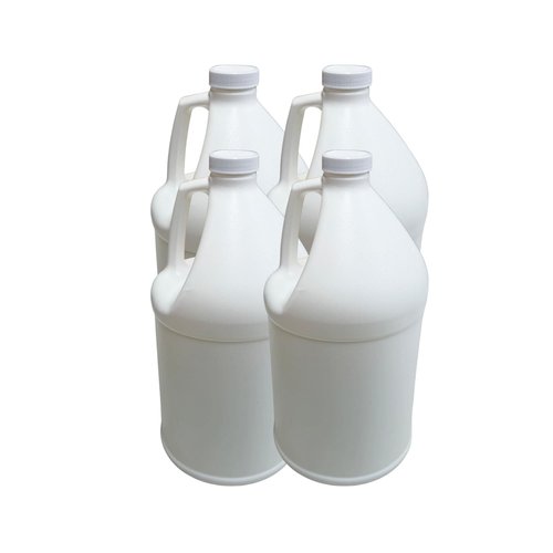 Guided Candles Reusable 1-Gallon Plastic Jug with Handle, BPA-Free HDPE, Leak-Resistant Child Safety Screw-on Lids and regular Screw-on Lids, (Pack of 4) Made in the USA