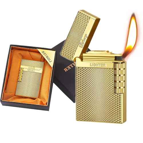 Dragon Relief Metal Lighter - Refillable Butane, Soft Flame, Flip Lighter for Camping & Gifts
