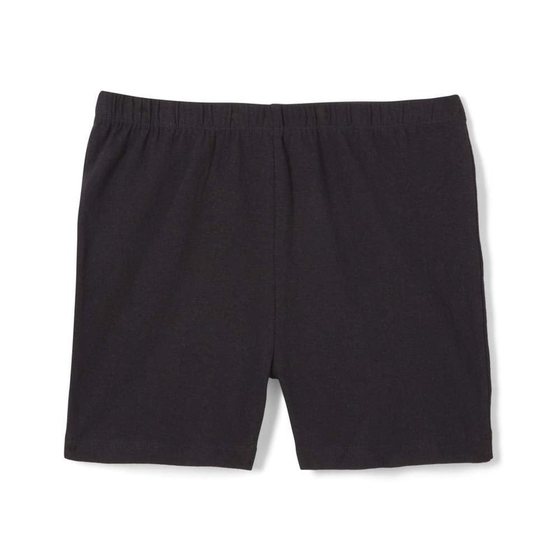 French Toast Girls' Stretch Kick Short Biker Shorts, Black, 3T Toddler