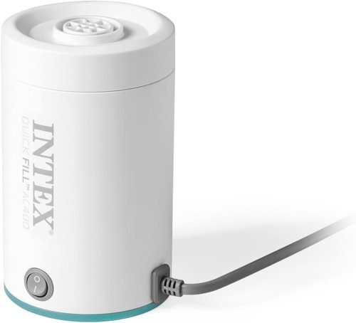 INTEX QuickFill Electric Air Pump - Fast Inflate/Deflate for Air Mattresses, Kayaks & Toys