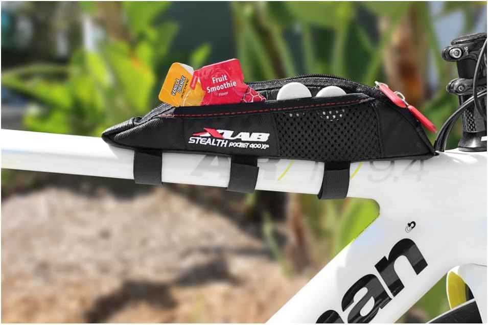 Stealth Pocket 400 XP - Aerodynamic Top Tube Bag for Triathlon & Gravel Bikes