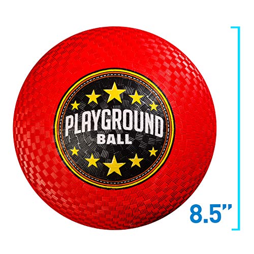 Franklin Sports Kids Playground Balls - Rubber Kickballs + Playground Balls For Kids - Great for Dodgeball, Kickball, 4 Square + Schoolyard Games - 8.5¡± Diameter