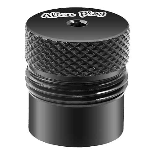 Aluminum Fast Cap Adapter for CO2 Quick Changes Compatible with Byrna LE, SD, EP, LE, HD, XL(Anodized Black)