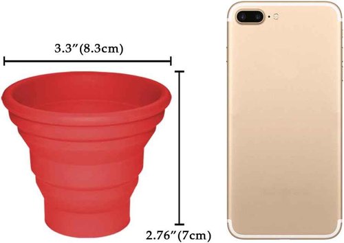 Collapsible Silicone Travel Cup for Camping & Hiking - Eco-Friendly, 1 Pack