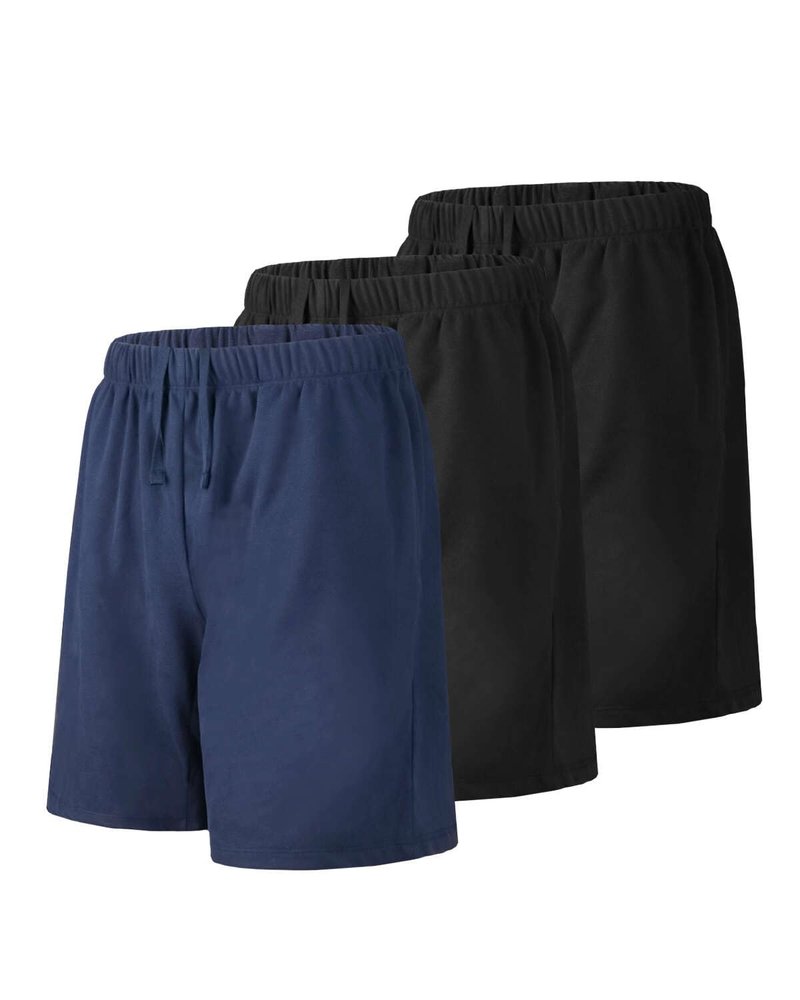 Liloak Men's Sweat Shorts Pack Waffle Elastic Waist 7" Running Shorts Drawstring Lightweight Summer Casual Shorts with Pockets