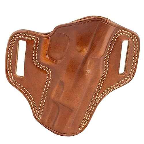 Galco Combat Master Leather Belt Holster, CZ 75 B, Right Hand, Tan, CM222