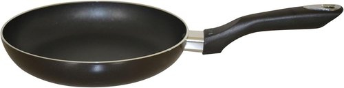 IMUSA 8-Inch Nonstick Fry Pan - Cool Touch Handle for Easy Cooking | Perfect for Eggs, Omelets, and Sautéing - Black