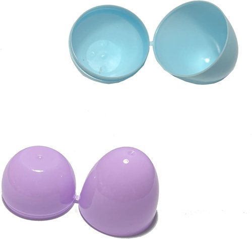 Higoala Pastel Color Easter Eggs， 48 Piece Colorful Plastic Easter Eggs，Plastic Eggs Fillable Empty for Gift Baskets or Egg Hunt