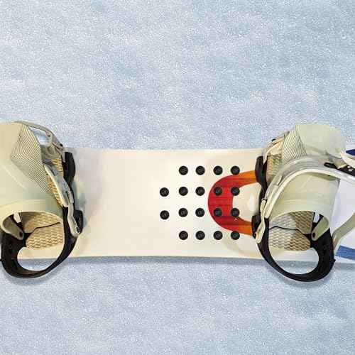 18 Pcs Snowboard Stomp Pad,4 Layers Cone Studs Snowboard Grip Stomp Pads,Anti-Slip Stomp Pad Studs to Provide Extra Grip for Winter Ski Snowboard