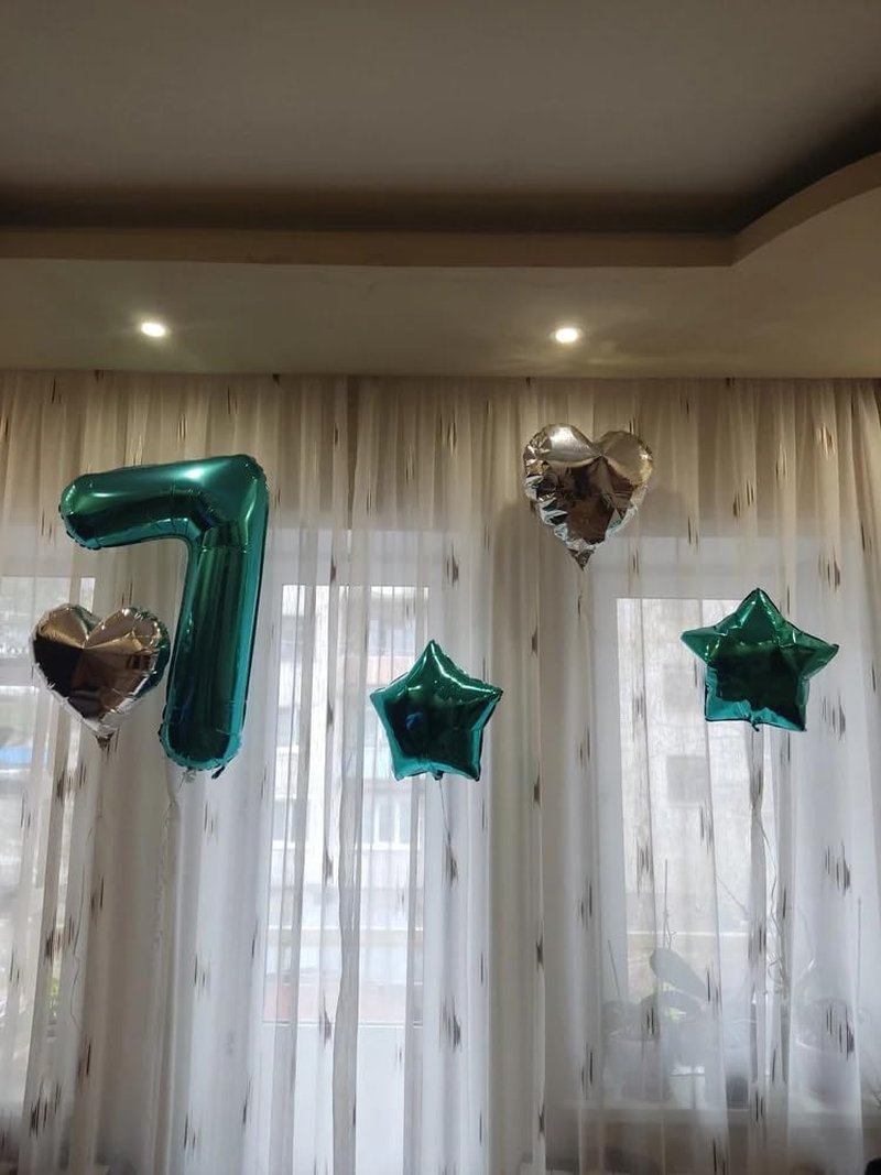Teal Blue Number Balloon 40 Inch, 0 Number Balloons, 10 20 30 40 50 Numbers Balloon Birthday Decorations, Teal Party Supplies for Women