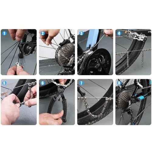 1/8" 20 Inch Single Speed Bike Chain 86 Links Rust-Resistant for Cruiser, City Bike, BMX, Single Speed Bicycle Replacement