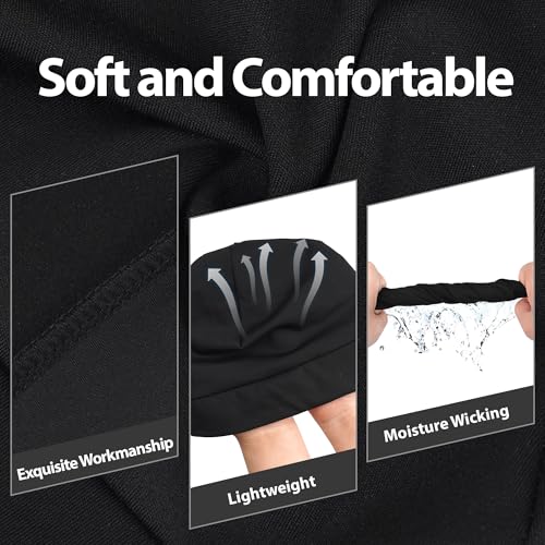 Qearl 5 Pcs Winter Skull Cap, Helmet Liner Thermal Warm Cycling Caps Sweat Running Hat Beanie for Men Women Multicolor