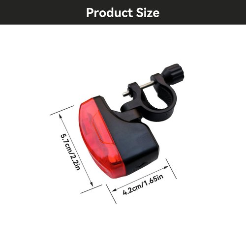 Bike Tail Lights Self-Powered, Cycling Warning Light Bicycle Wheel Fork Magnetic Induction Safety Light Riding Safety Flashlight Taillight