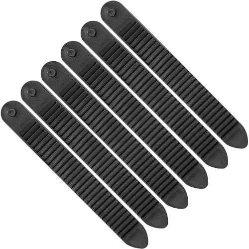 6 Pcs Snowboard Ladder Strap Binding-7.3" x 0.94" Snowboard Binding Straps Replacement-Snowboard Ankle Ladder Strap Binding for Ski Strap-in Binding Accessories