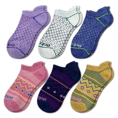 Anti-blister Thick Cushioned Wicking Odor Resist Athletic Casual Ankle Socks 6 Pairs