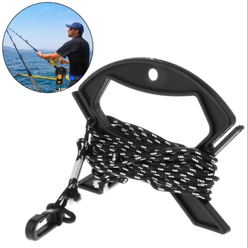 Haidong Rope Winder Nylon Rope Winder Two Colors Rope Spooler Organizer For Organizing Light Strings Charging Cables Fishing Cables (Black and Red 2 Each) 4PCS