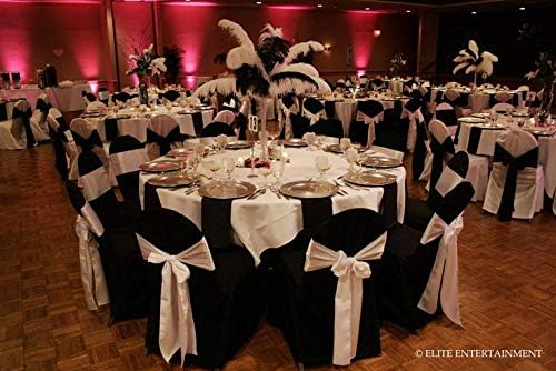 Obstal 10 PCS Satin Chair Sashes - Elegant Bows for Wedding & Event Decor | Universal Fit for Chairs
