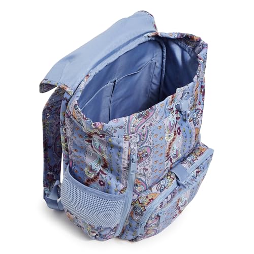 Vera Bradley Recycled Lighten Up Reactive Daytripper Backpack, Provence Paisley Stripes