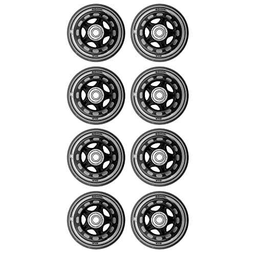 Rollerblade 80mm XT Wheelkit with SG7 Bearings, 8 Pack