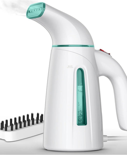 OGHom Portable Handheld Clothing Steamer - 700W Fast Heat Up, 240ml Capacity, Travel-Friendly (Cyan)