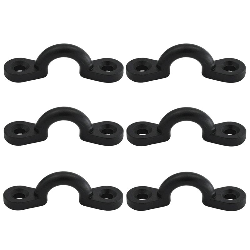 ISURE MARINE Kayak Deck Rigging Kit Accessory 8 ft Bungee Rope with Bungee Rope Ends Hooks, Tie Down Pad Eye, 6 J-Hooks with Screw for Boat Kayak Canoe
