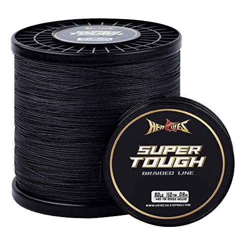 HERCULES Super Tough Braided Fishing Line 4 Strands / 8 Strands, 4lb - 160lb Braid Lines, 150/300/500/1000 Yards for Saltwater