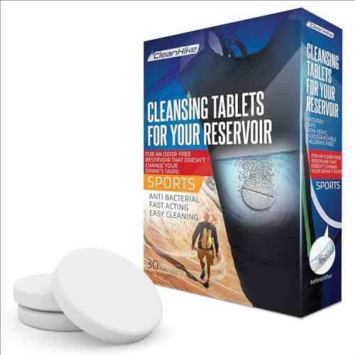 Hydration Backpack Cleaning Tablets - (36 Tablets) Great for Reservoir Pack or Hydration Bladder Kit, Individually Packed, Quickly Removes Stubborn Stains & Odors