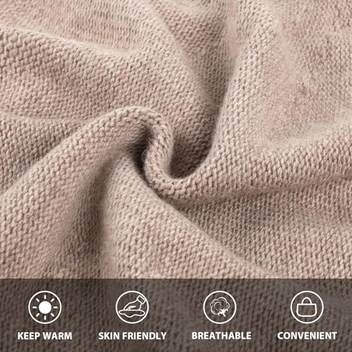 Slouchy Knit Beanie Hats for Women Winter Warm Cashmere Knitted Wool Hats Soft Ski Cap Ladies Beanies Chemo Hat