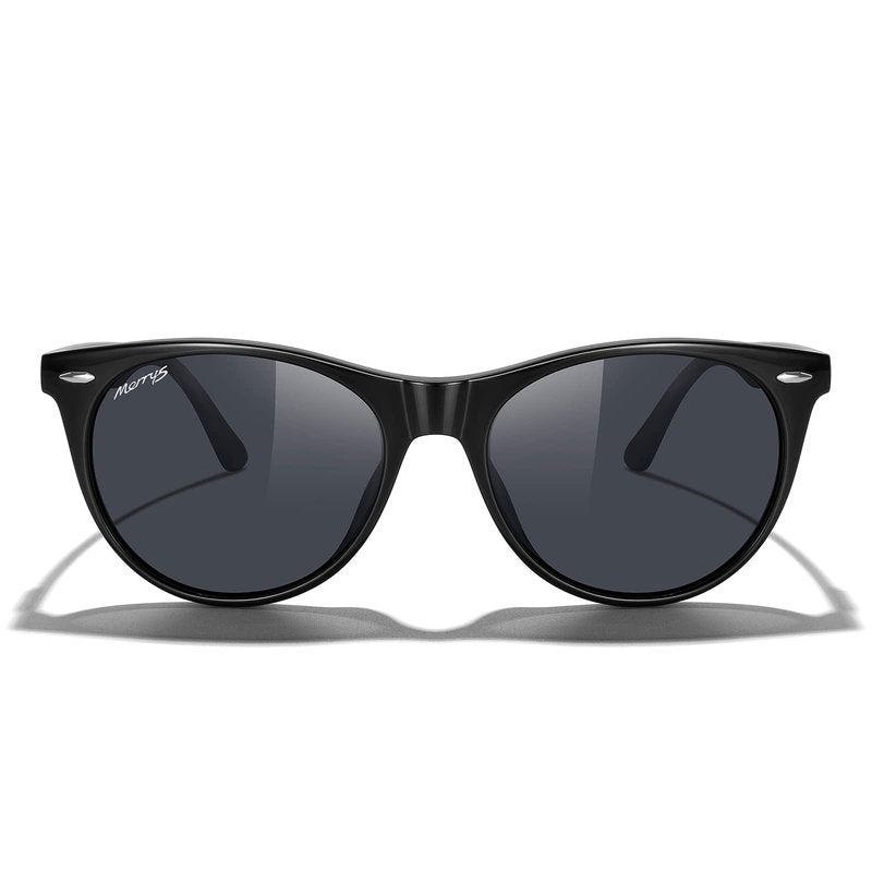 MERRY'S Retro Round Polarized Sunglasses for Women Fashion Trendy Shades S6185