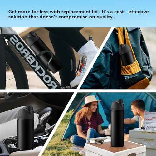 Replacement Lid for Owala Freesip, One Button Water Bottle Top Lid Compatible with Owala Cup 16oz 24oz 32oz 40oz, BPA-Free Leakproof Replacement Accessory for Owala Freesip