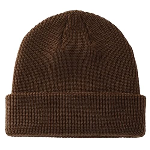 Connectyle Classic Double Layer Knit Beanie Hat Warm Thick Acrylic Winter Hats Daily Cuffed Beanies Watch Hat for Men Women