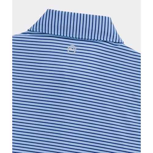 vineyard vines Boys Boys' Bradley Stripe Sankaty Performance Polo