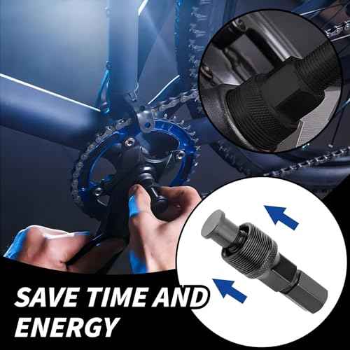 Crank Puller, Bike Crank Removal Tool, Bicycle Repair and Maintenance Disassembler, Suitable for Road Bikes, Mountain Bikes, Folding Bikes, Etc