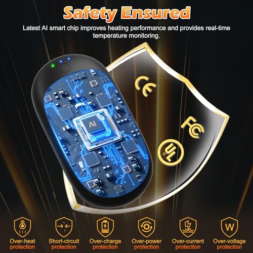 12000mAh Hand Warmers Rechargeable Portable Electric 2 Pack