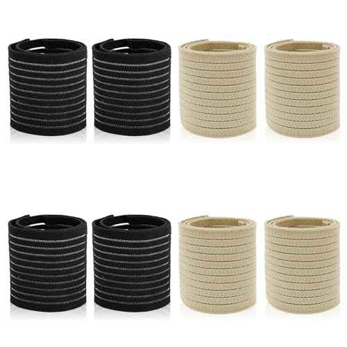 8Pcs Elastic Wrist Support Band, Wrap Breathable Wrist Brace, Adjustable Wrist Strap, Hand Brace Wraps Breathable Wristband for Relieves Wrist Pain Arthritis Tendonitis Sports Use