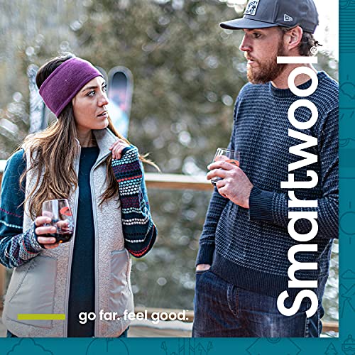Smartwool Classic Thermal Merino Base Layer Color-Block 1/4 Zip Black/Charcoal Heather MD